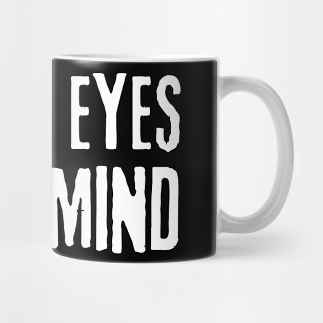 sleepy eyes busy mind quote by mdr design